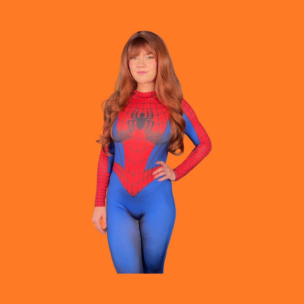 Women's Cosplay Spiderman Costume - Picture 5 of 11